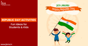 Republic Day activities for kids and students – Fun ideas for 26th January celebrations with Indian flags and joy.