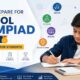 Student preparing for school Olympiad exams with Maths, Science, English, and reasoning study materials as part of a complete Olympiad preparation guide.